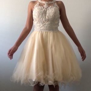 Champagne party dress